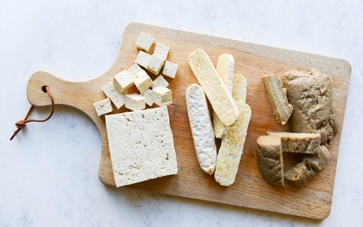 Tofu, tempeh en seitan