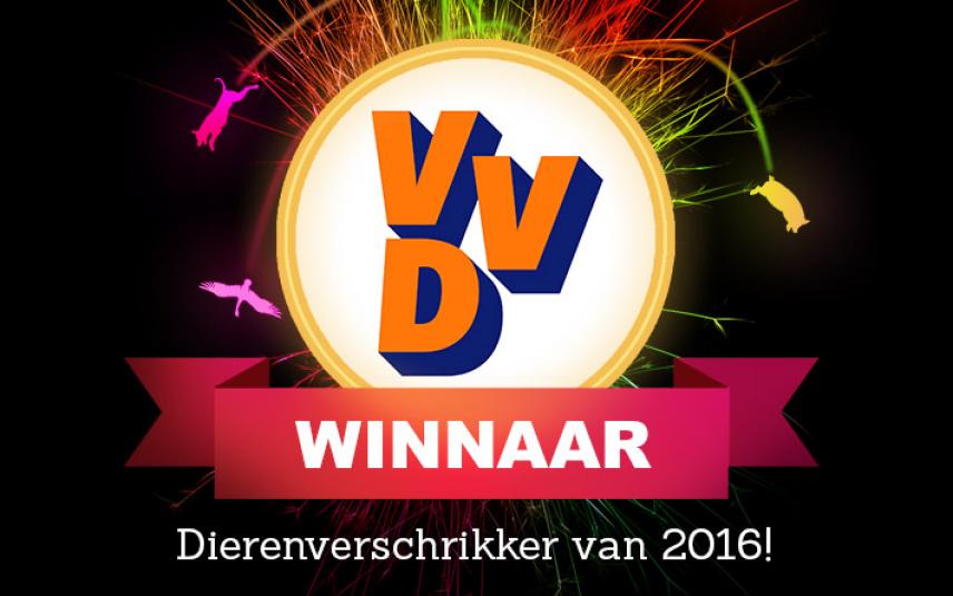 Banner Dierenverschrikker 2016 VVD