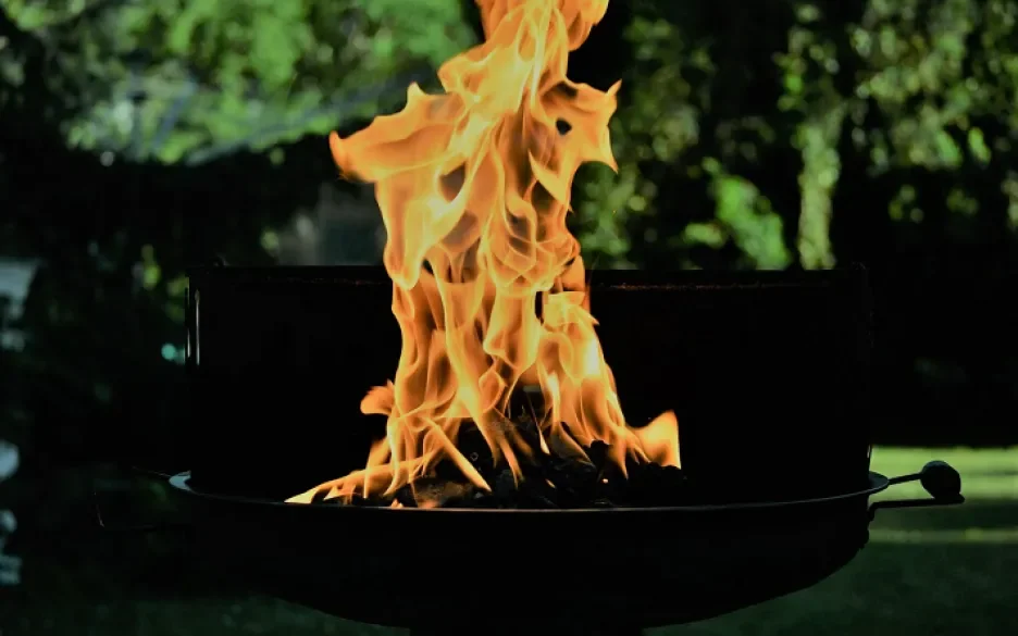 BBQ vuur
