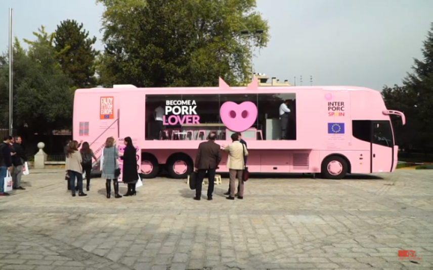 Promotie van varkensvlees door Europa